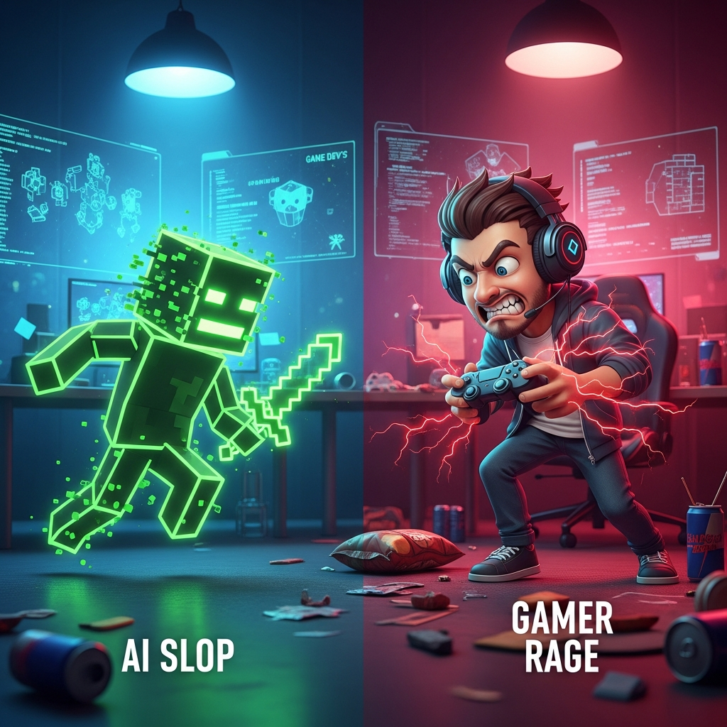 AI Slop vs. Gamer Rage: Inside the Petty, Glorious, Totally Inevitable War for Game Dev’s Soul