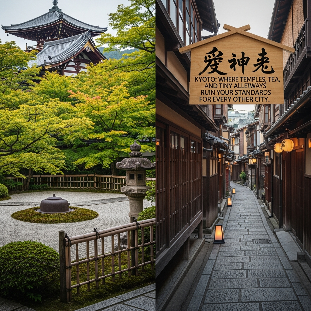 Kyoto: Where Temples, Tea, and Tiny Alleyways Ruin Your Standards for Every Other City