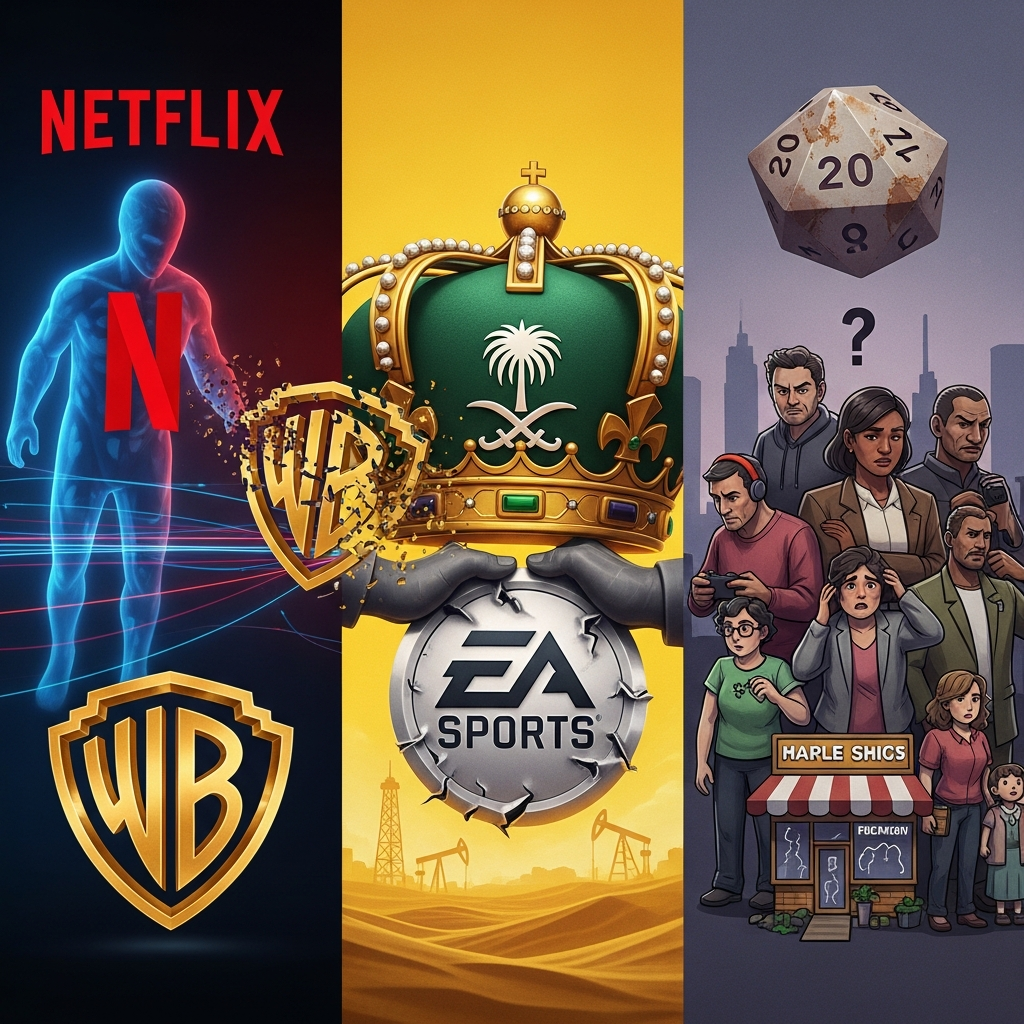 Games Are Good, Capital Is Cursed: Netflix Buys Warner, Saudi Buys EA, And Everyone Else Rolls For Survival