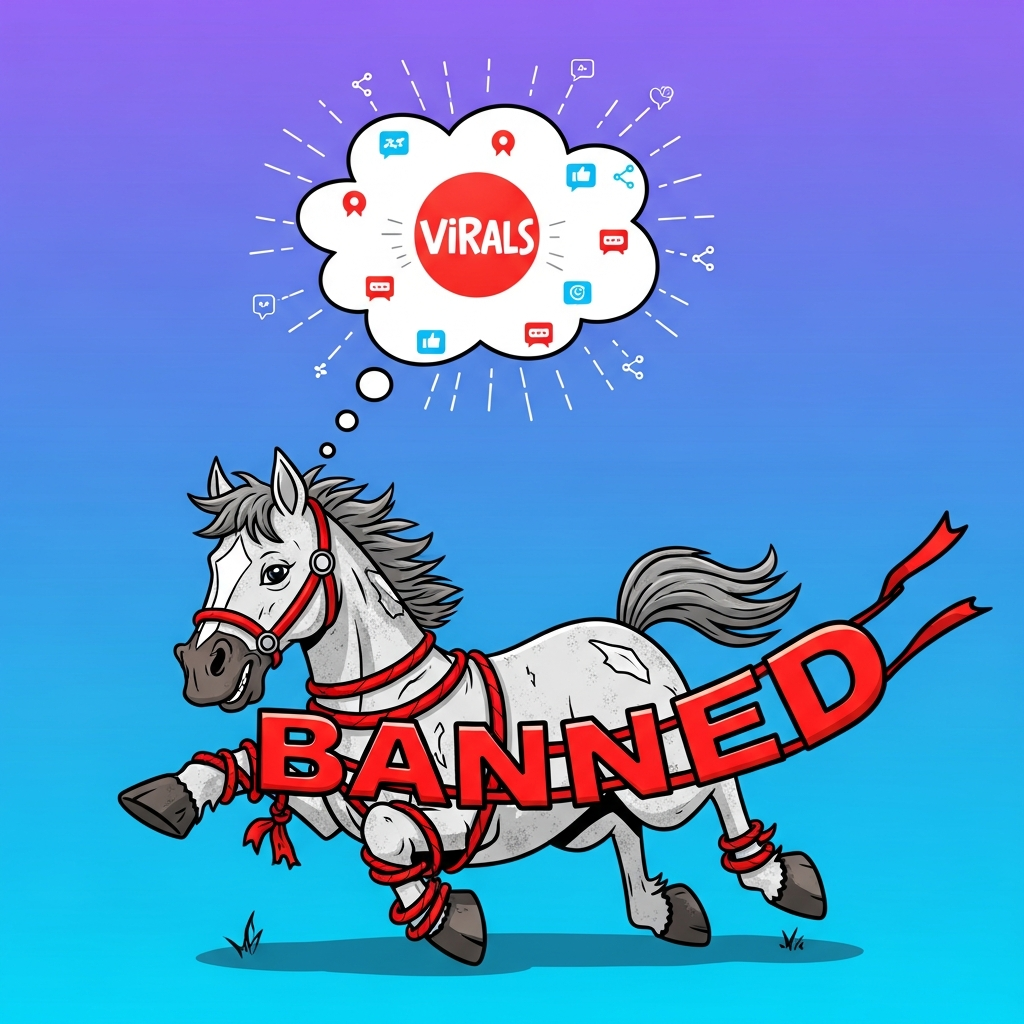‘Horses’ Got Banned, Went Viral, Then Tripped Over Its Own Hooves