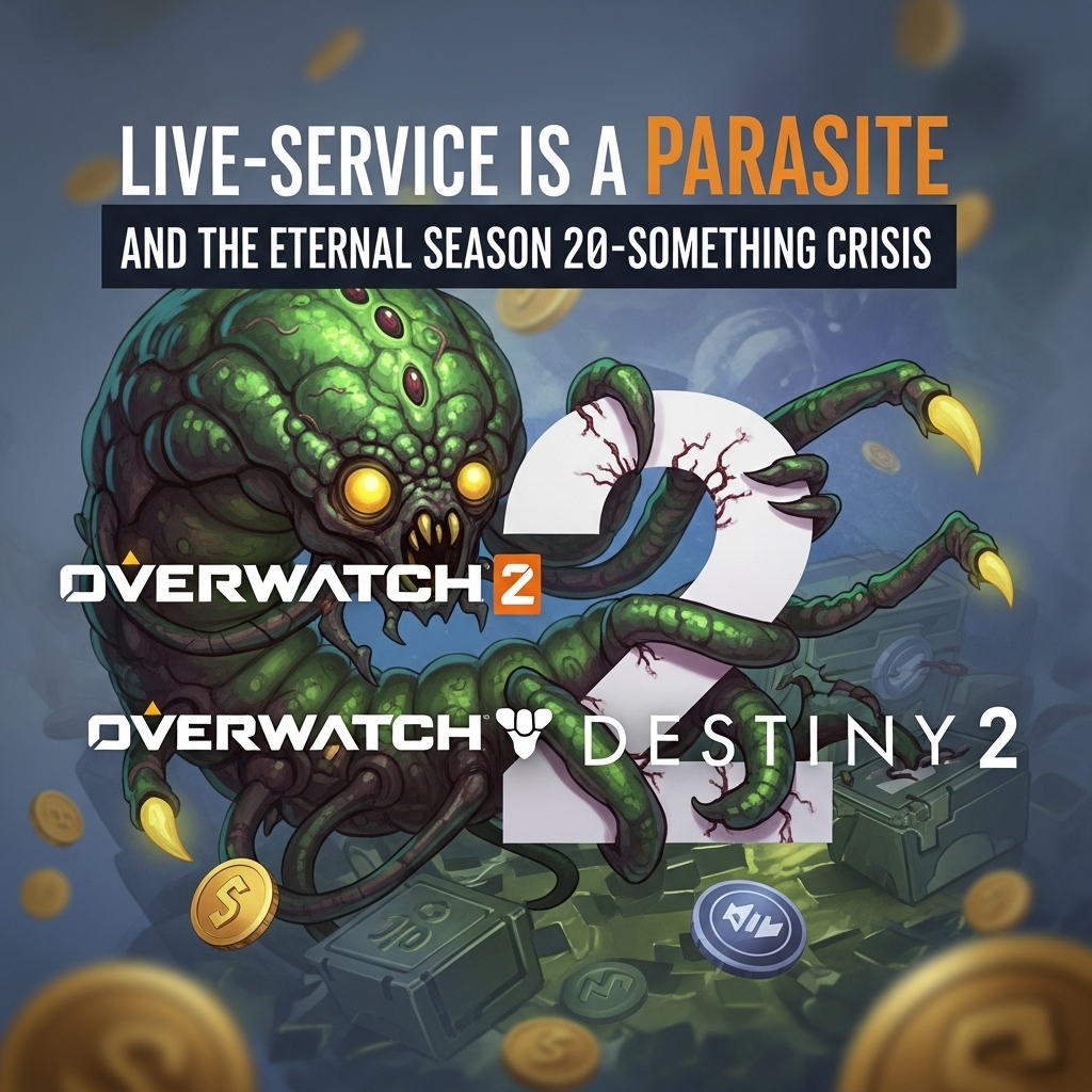 Live‑Service Is a Parasite: Overwatch 2, Destiny 2, and the Eternal Season 20‑Something Crisis